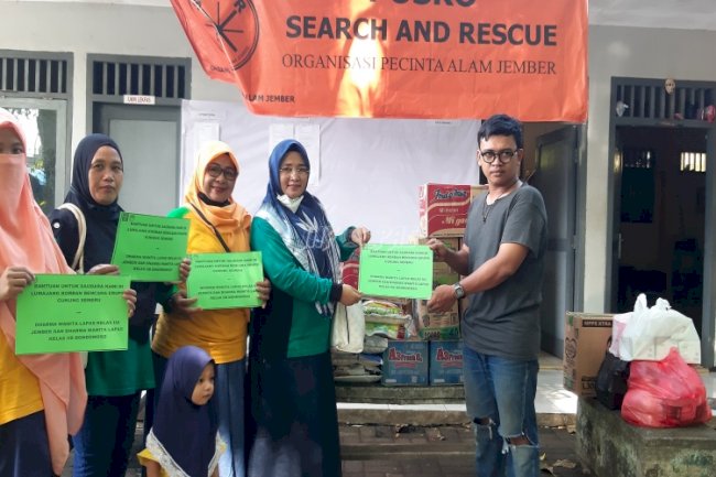 Lapas Jember dan Bondowoso Bantu Korban Erupsi Semeru