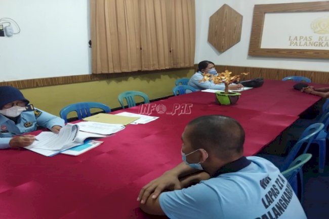 Gelar Asesmen RRI, Lapas Palangka Raya Gandeng PK Bapas Palangka Raya