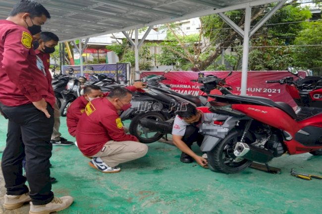 Gandeng Ahass Cahya Motor, Rupbasan Samarinda Gelar Pelatihan Perawatan Kendaraan