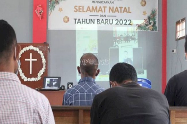 Perayaan Natal di Lapas Berlangsung Khidmat