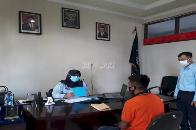 Terima Klien dari Lapas Ambon, Ini Wejangan Plt. Kabapas Ambon