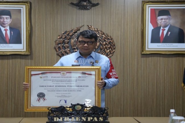 Raih Predikat WBK, Ditjenpas Siap Jadi Agen Perubahan Reformasi Birokrasi