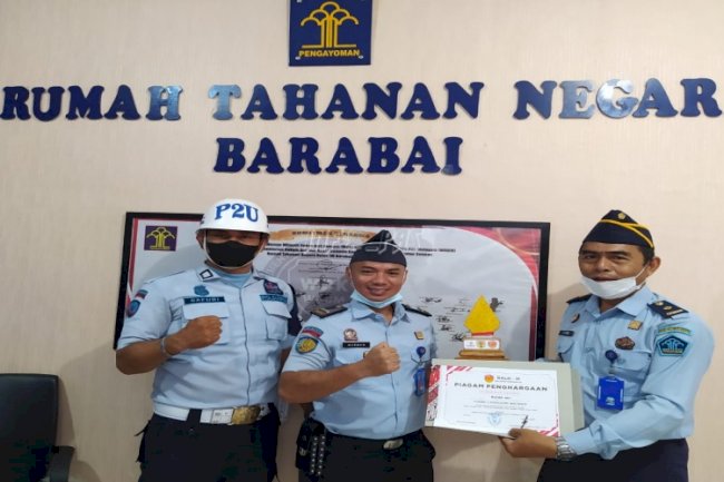 Sambut Hari Jadi Kabupaten HST, Rutan Barabai Raih Juara III Lomba Balogo