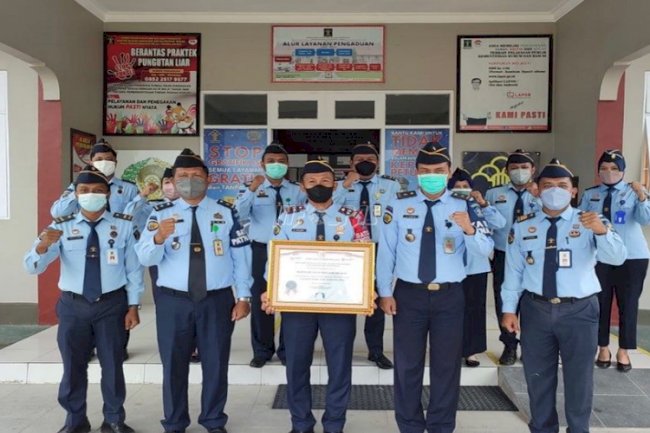 Bapas Pangkalan Bun Raih Predikat WBK Tahun 2021 