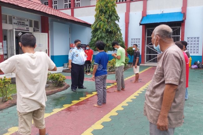 Lapas Palangka Raya Terima 10 Narapidana Baru dari Rutan Palangka Raya