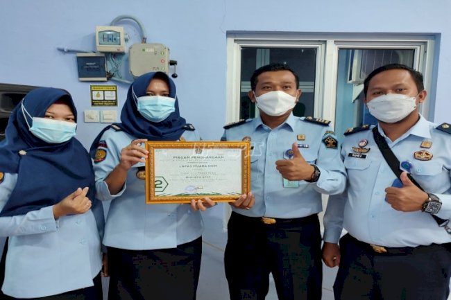 Lapas Muara Enim Raih Penghargaan IKPA Terbaik II dari KPPN Lahat