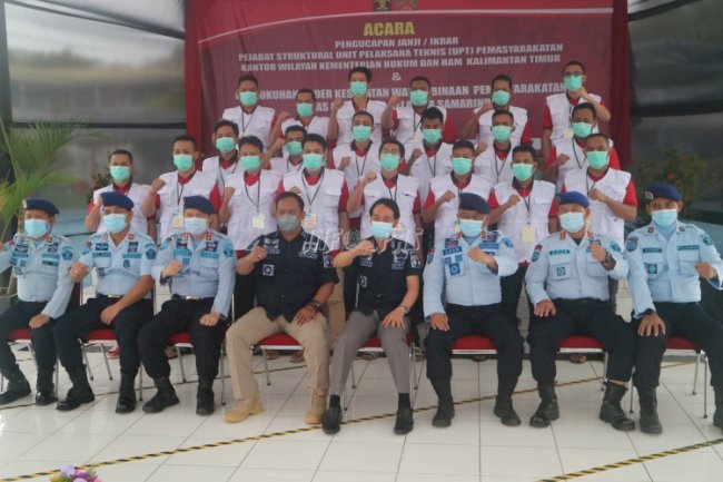 20 WBP LPN Samarinda Dikukuhkan Jadi Kader Kesehatan