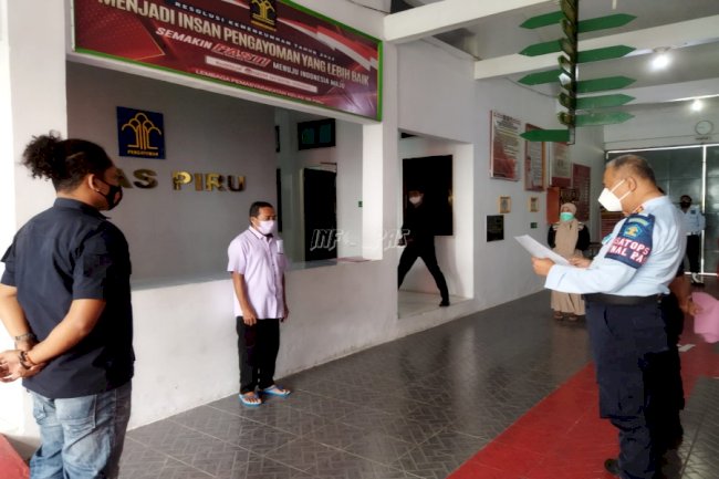 Jelang Nataru, Lapas Piru Pulangkan 1 WBP