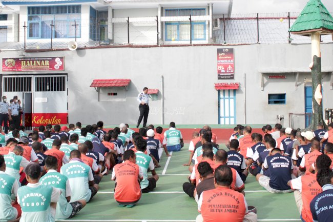 Karutan Ambon Minta WBP Jaga Kamtib & Kebersihan