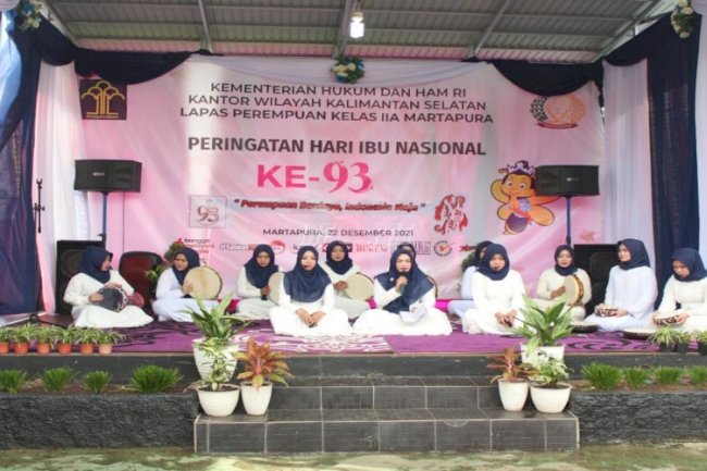 Kalapas Narkotika Karang Intan Hadiri Peringatan Hari Ibu di LPP Martapura