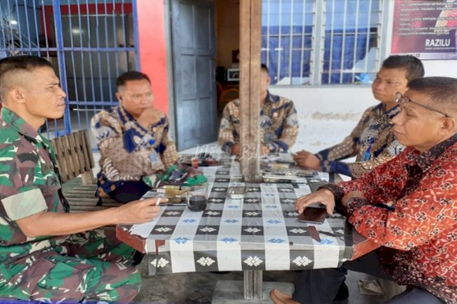 Amankan Nataru, Lapas Labuhan Bilik Bersinergi dengan Koramil 04/LB