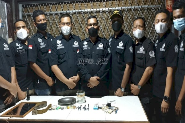 Petugas Lapas Lhoksukon Geledah Blok WBP di Malam Natal