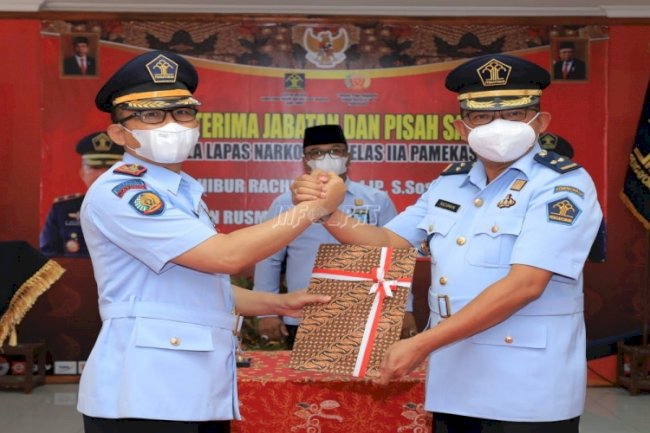 Serah Terima Jabatan, 2 Lapas di Jatim Miliki Nakhoda Baru