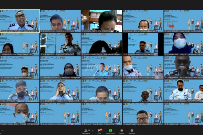 Dorong Pemenuhan Hak Penyandang Disabilitas, Ditjenpas Gelar Bimtek ULD 