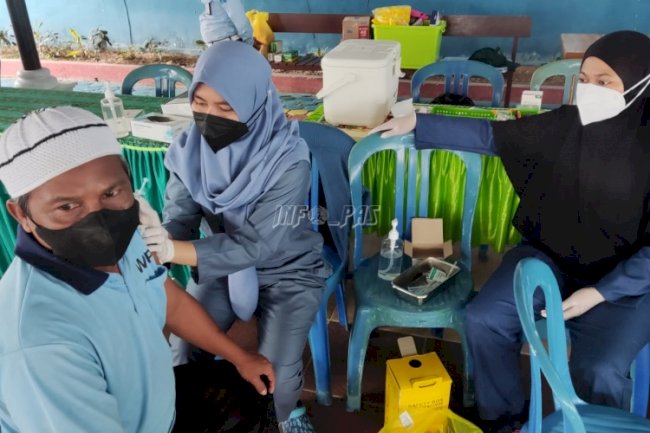 Lapas Palangka Raya Fasilitasi WBP Tanpa NIK Tetap Divaksin