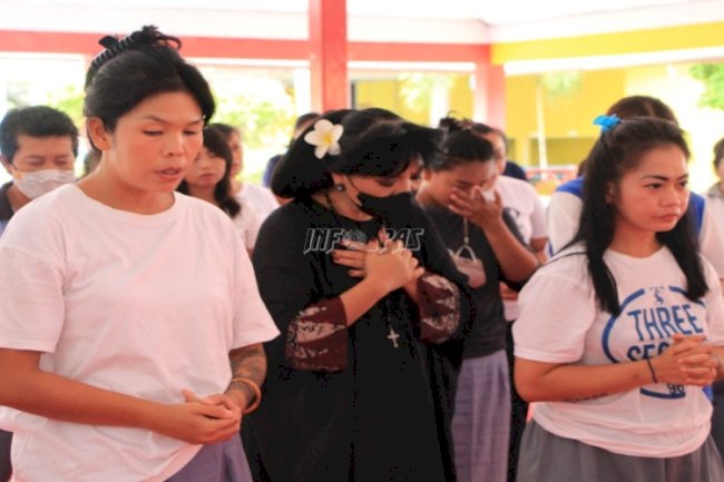 WBP LPP Semarang Rayakan Natal Bersama Anne Avantie