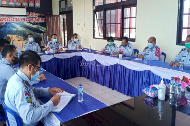 Lapas Sampit Mulai Bahas Program Kerja Tahun 2022