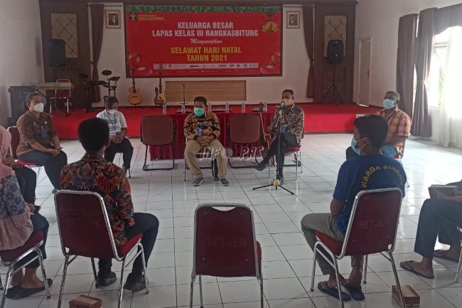 WBP Lapas Rangkasbitung Rayakan Natal Bersama GBI Wilayah Rangkasbitung