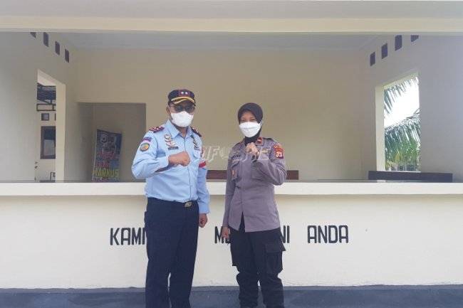 Bahas Pengamanan Tahun Baru, Karutan Masohi Kunjungi Polsek Masohi 