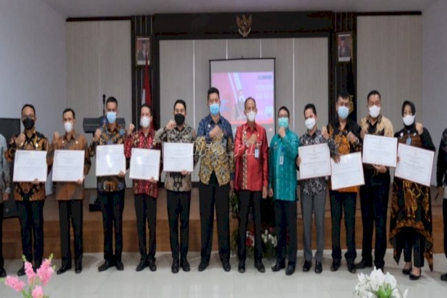 Kalapas Tanjungpandan Apresiasi Kinerja Jajarannya Sepanjang 2021