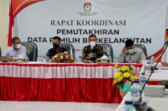 Pastikan Hak Politik WBP, Lapas Ambon Ikuti Rakor Pemutakhiran Data Pemilih