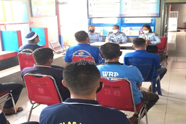 Asimilasi di Rumah Diperpanjang, Permenkumham 43/2021 Disosialisasikan kepada WBP