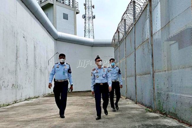 Perdana, Kalapas Narkotika Pamekasan Keliling Kontrol Area Lapas