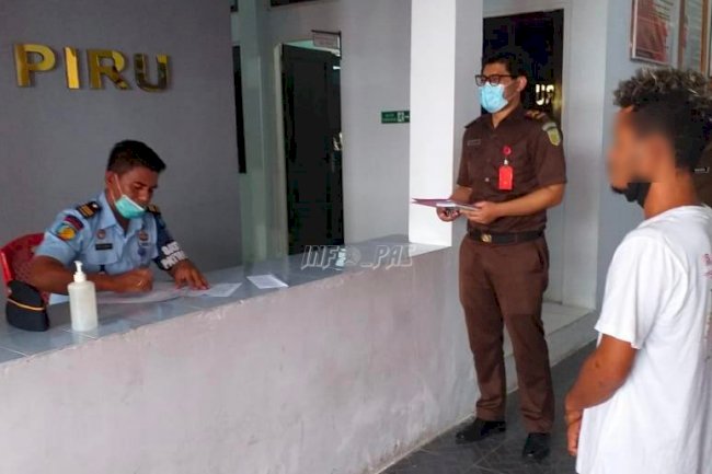 Terima Satu Narapidana Baru, Lapas Piru Terapkan Standar Prokes Ketat