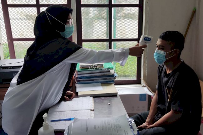 Tahanan Lapas Piru Jalani MCU Usai Isoman