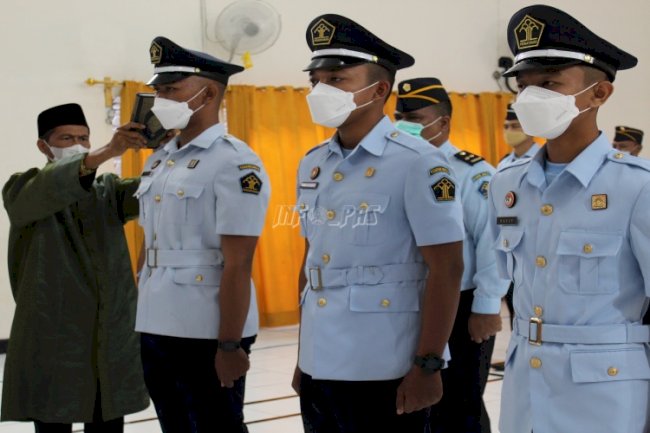 Lantik 3 PNS, Kalapas Jember Ingatkan Semangat Bekerja