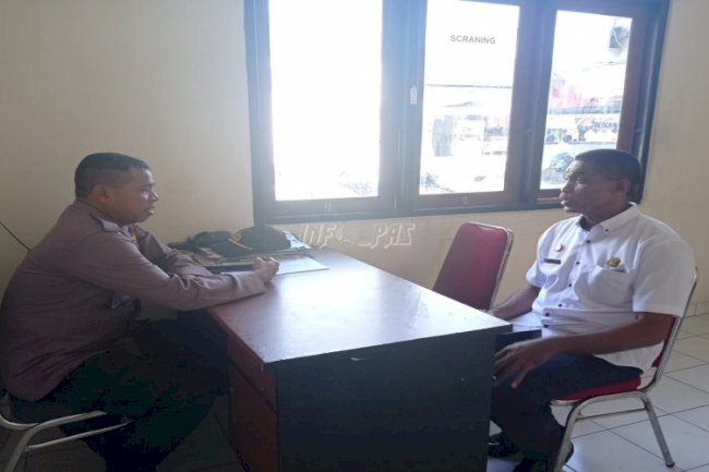 Lapas Saparua Bangun Sinergi Keamanan dengan Polsek Setempat