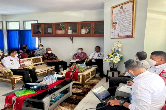 Kedatangan Rombongan BNNP Maluku, Lapas Ambon Uraikan Strategi Bangun ZI