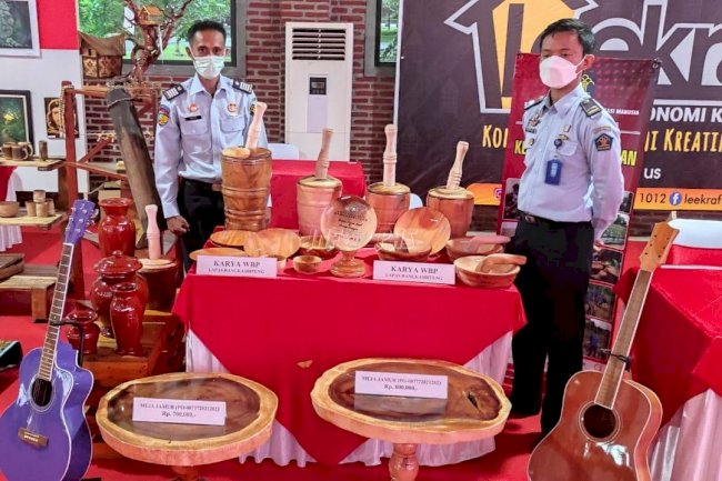 Karya WBP Lapas Rangkasbitung Bakal Ramaikan Pameran UMKM Kadin Banten