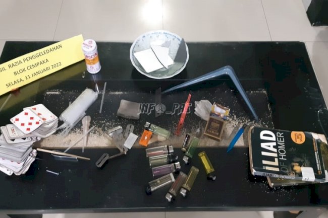 Cegah Gangguan Kamtib, Satops Patnal Geledah Blok WBP