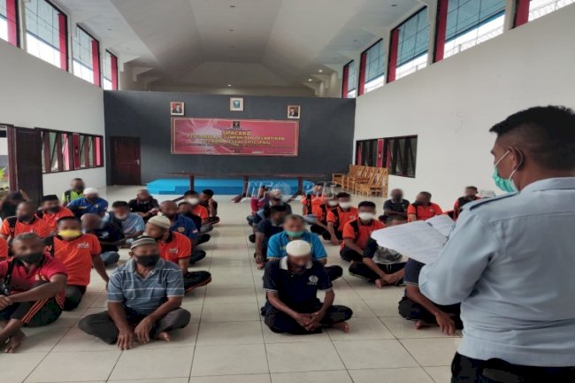 Peduli Kesehatan WBP, Lapas Piru Lakukan Skrining TB & KIE