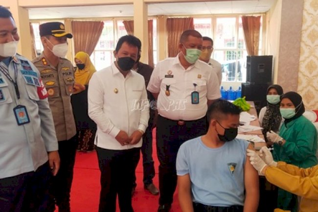 Rutan Padang Panjang Launching Vaksin Booster, Perdana di Kanwil Kemenkumham Sumbar