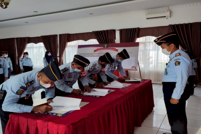 Deklarasi Janji Kinerja Kukuhkan Komitmen Pemasyarakatan Bangun ZI