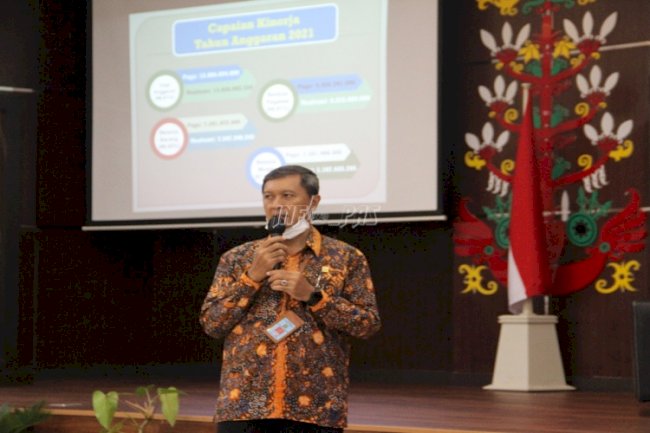 Kalapas Palangka Raya Paparkan Capaian Kinerja 2021 & Rencana Kerja 2022
