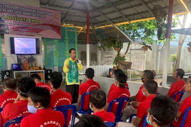 WBP LPN Karang Intan Antusias Ikuti Pelatihan Perikanan