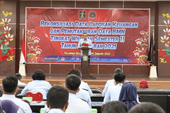 Lapas Muara Teweh Ikuti Rekonsiliasi Laporan Keuangan & Pemutakhiran Data BMN Semester II TA 2021