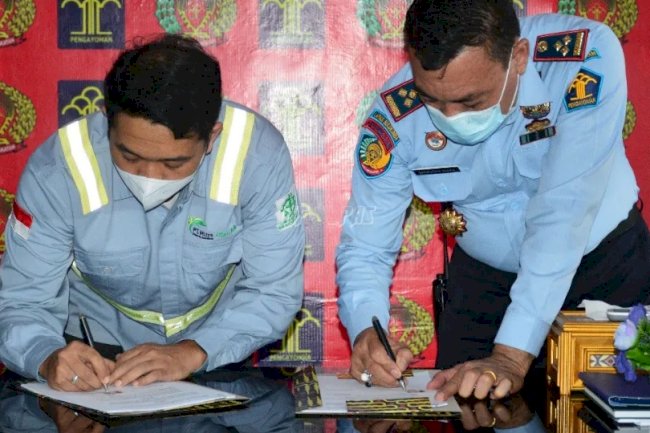 Lapas Watampone Teken PKS Pengolahan Limbah B3