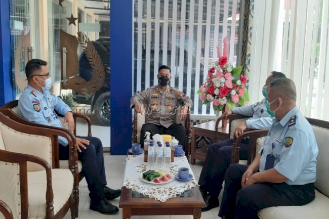 Kalapas Jember Jalin Silaturahmi dengan Kapolres Jember yang Baru