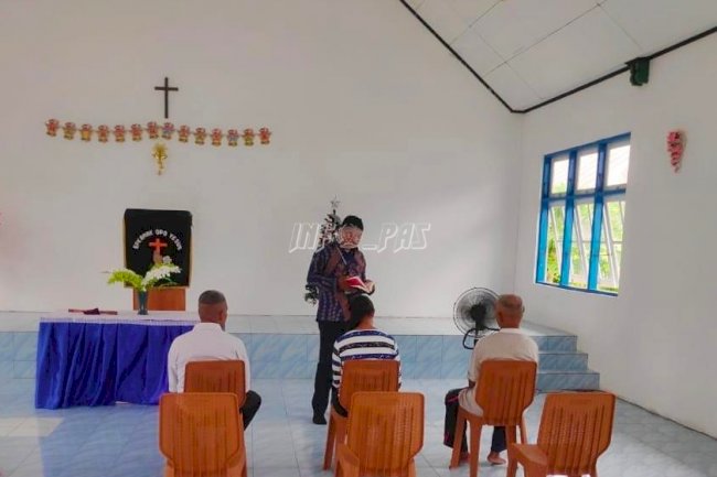 WBP Kristen Lapas Namlea Dibekali Pembinaan Kerohanian Lewat Ibadah