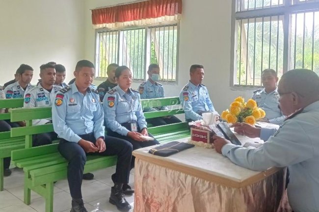 Evaluasi Kinerja Pegawai, Lapas Saumlaki Fokus Berbenah dan Tingkatkan Pelayanan