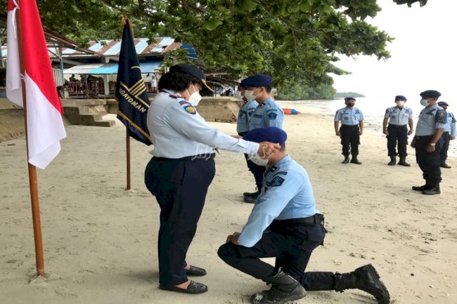 Perkuat Jiwa Korps Pemasyarakatan, LPKA Ambon Gelar Pembaretan
