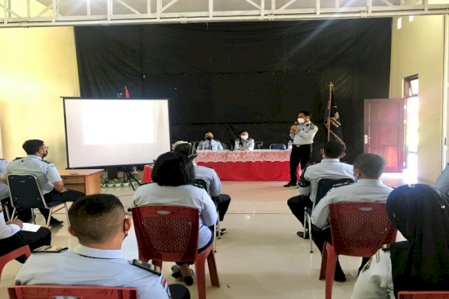 Jajaran LPKA Ambon Ikuti Sosialisasi Pengisian SKP