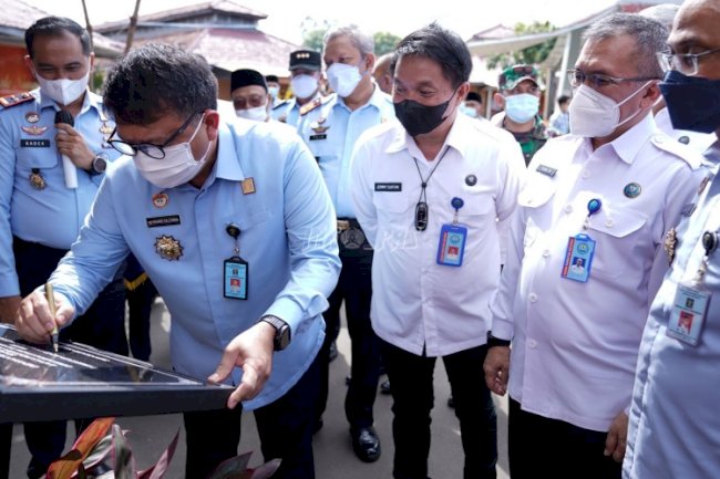 Dirjenpas Resmikan Kampung Bersinar dan Jalin Kesepakatan dengan Mitra di Lapas Pemuda Tangerang 