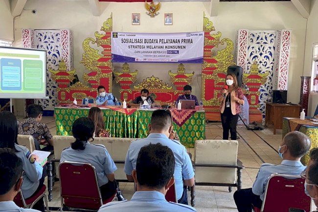 Petugas Lapas Tabanan Dapat Bekal Budaya Pelayanan Prima