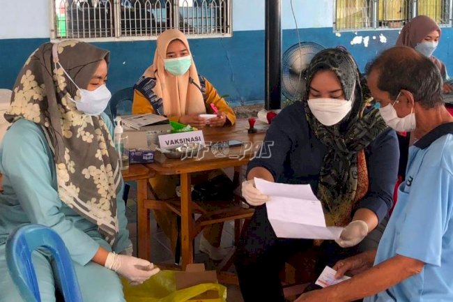 115 WBP Lapas Palangka Raya Bisa Vaksin Tanpa NIK