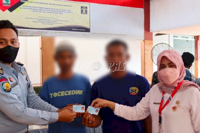 Lapas Padang Fasilitasi WBP Peroleh Administrasi Kependudukan